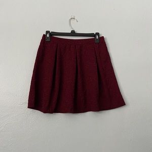 Maroon Skater skirt